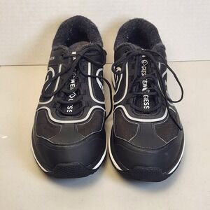 GIESSWEIN Wool Cross X Sneakers Women's 40 (US-9) Black Knit Athletic Hiking